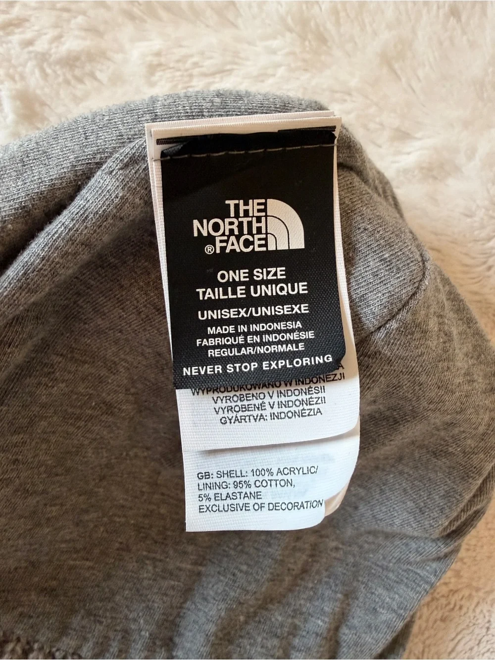 The North Face Salty Dog Lined Beanie Gray OS Unisex